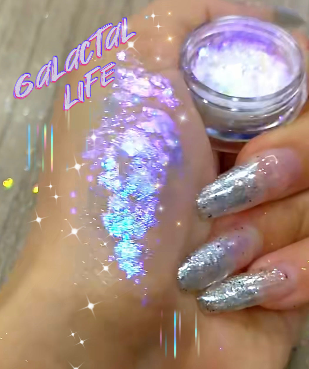 Inked Doll Cosmetics - GALACTAL LIFE “Galactal Goddess” Gel Flakes