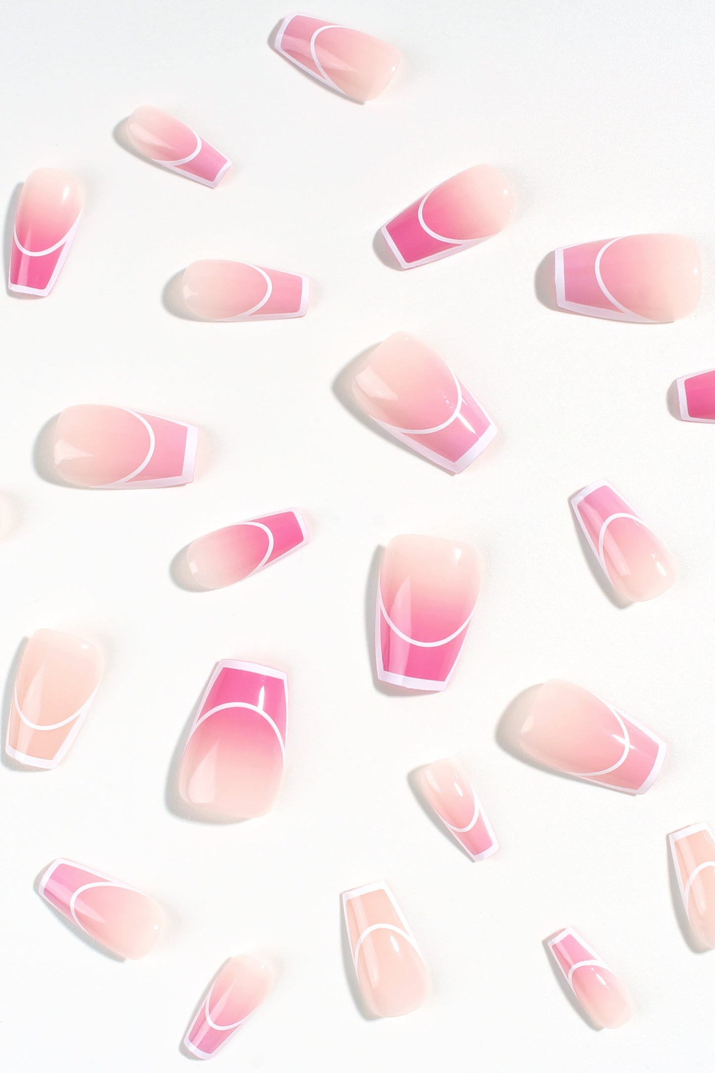 Bonmuz - Rose Rhapsody | Soft & Durable Press-On Nails