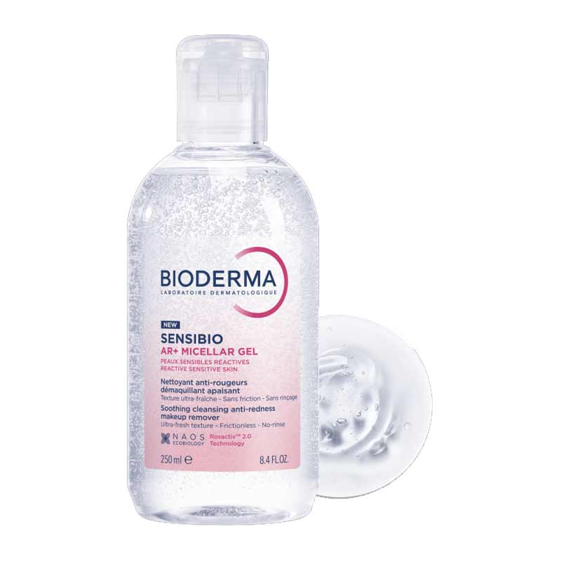 Bioderma Sensibio AR+ Micellar Gel Soothing Cleansing Anti-Redness Makeup Remover