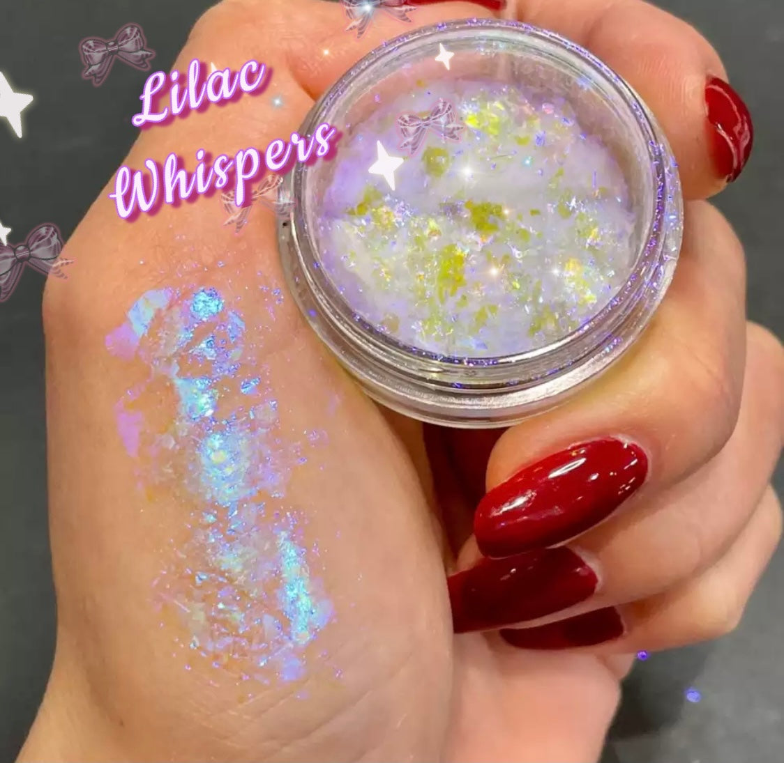 Inked Doll Cosmetics - LILAC WHISPERS “Ice Glaciers” Gel Flakes