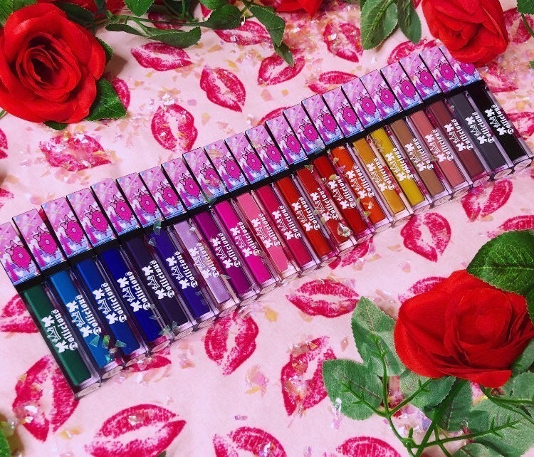 Inked Doll Cosmetics - The "BLUES/GREEN!!" DOLLICIOUS MATTE Vegan Liquid Lipstick