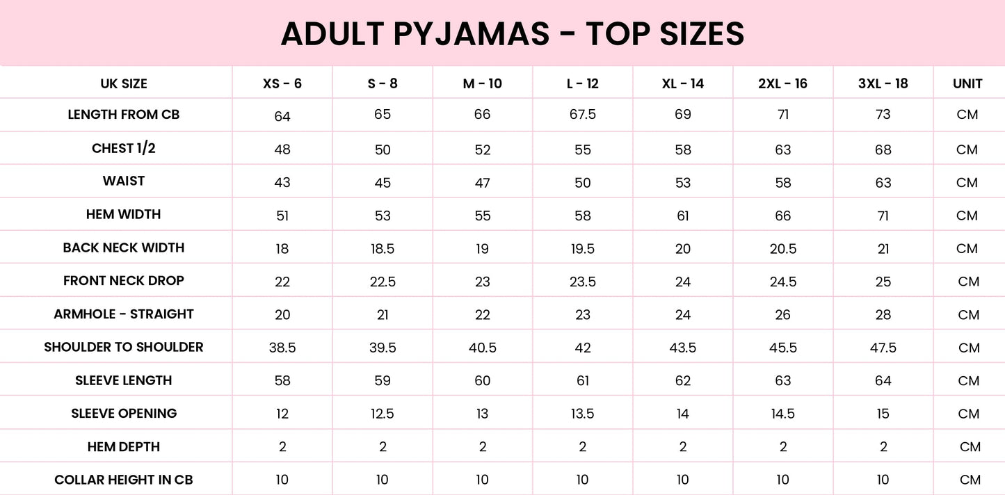 Women's Teddy Bear Pyjamas