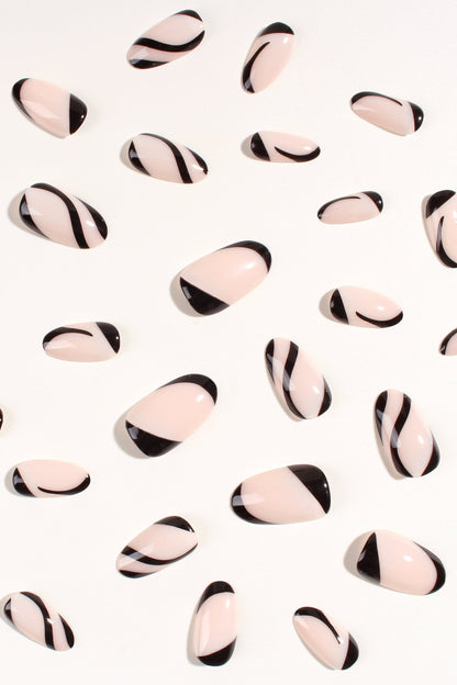Bonmuz - Satin Black | Soft & Durable Press-On Nails