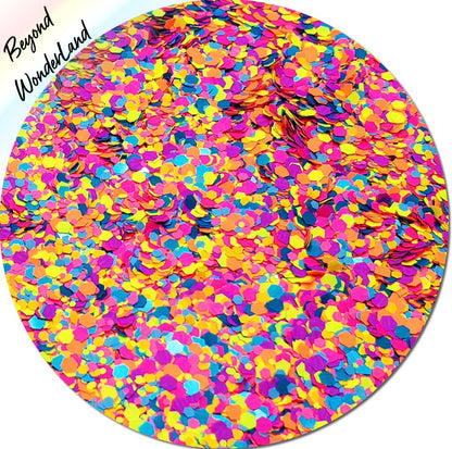 Inked Doll Cosmetics - "BEYOND WONDERLAND" *UV*/BlackLight* Festival FunFetti