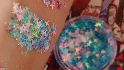 Inked Doll Cosmetics - COTTON CANDY BLUE Diamond Glow