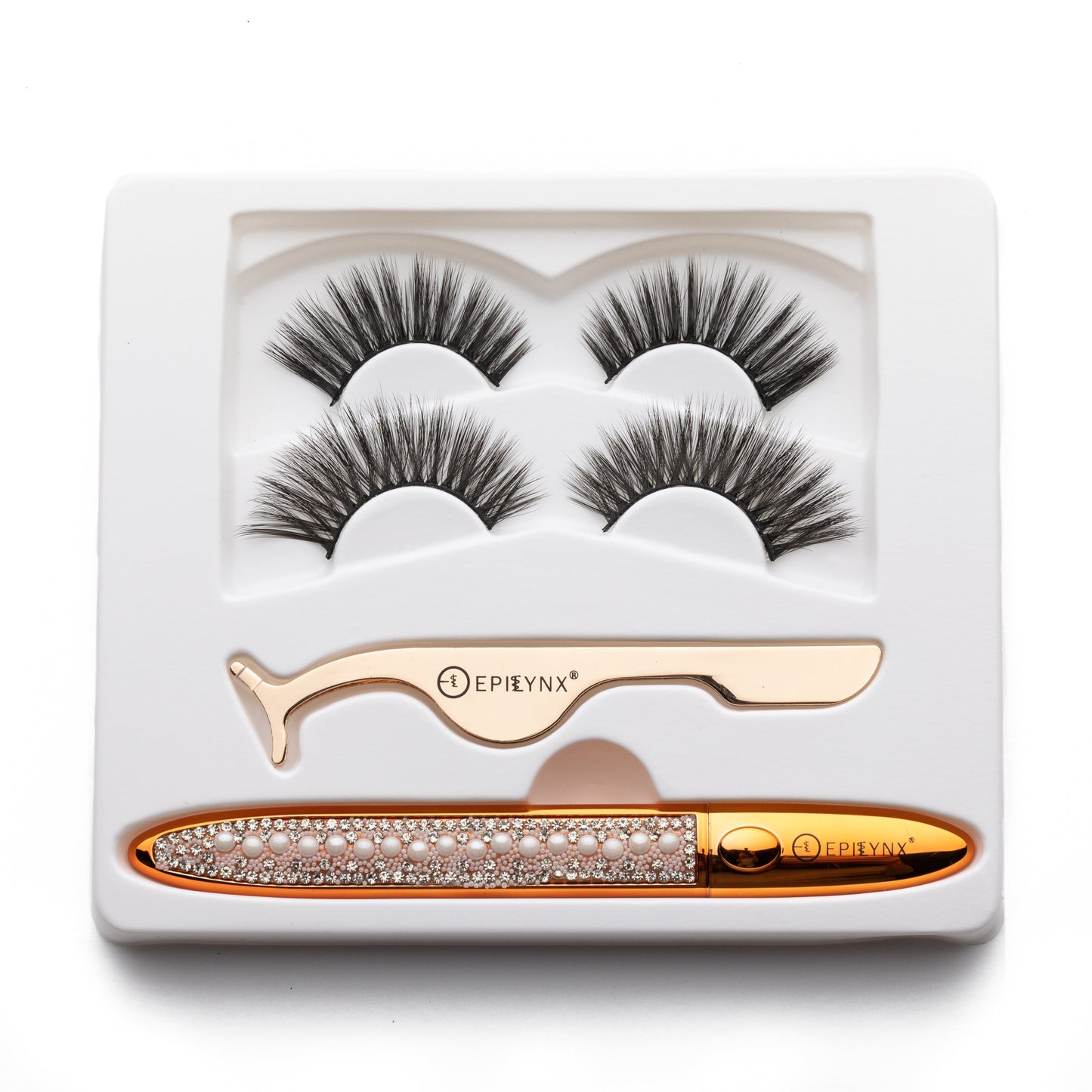 EpiLynx - False Eyelashes - No Glue Black Eyeliner and Lashes Kit