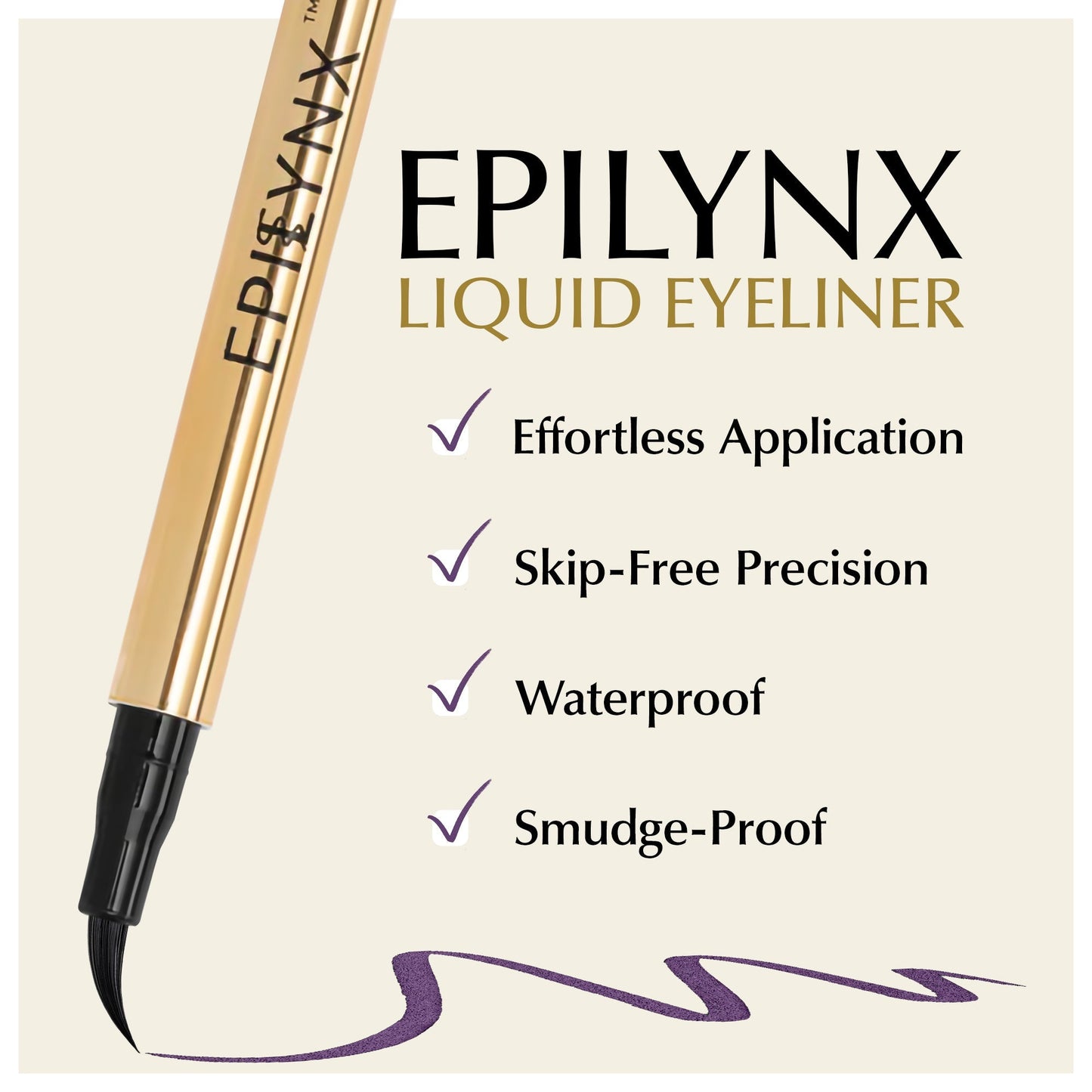 EpiLynx - Liquid Eyeliner Pens - Non-Smudge, Waterproof