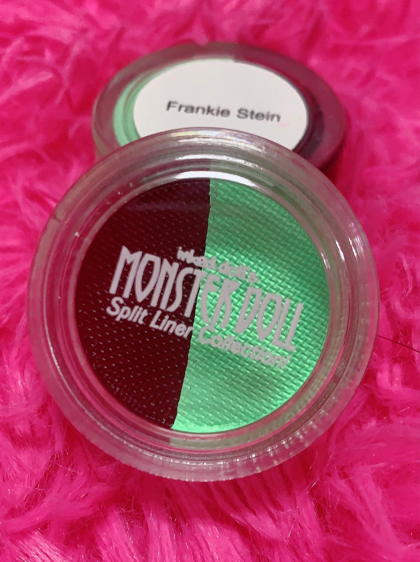 Inked Doll Cosmetics - (HUGE!) Monster Doll FRANKIE STEIN *UV Neon Pastel* SPLIT LINER/FACE/BODY PAINT!