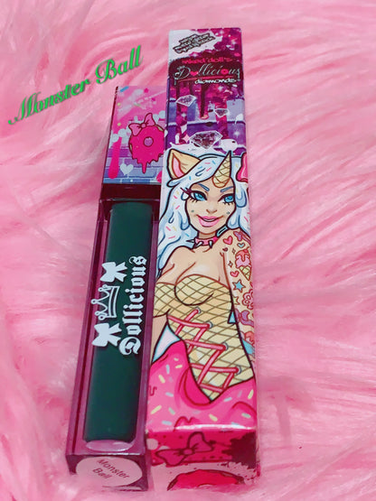 Inked Doll Cosmetics - The "BLUES/GREEN!!" DOLLICIOUS MATTE Vegan Liquid Lipstick