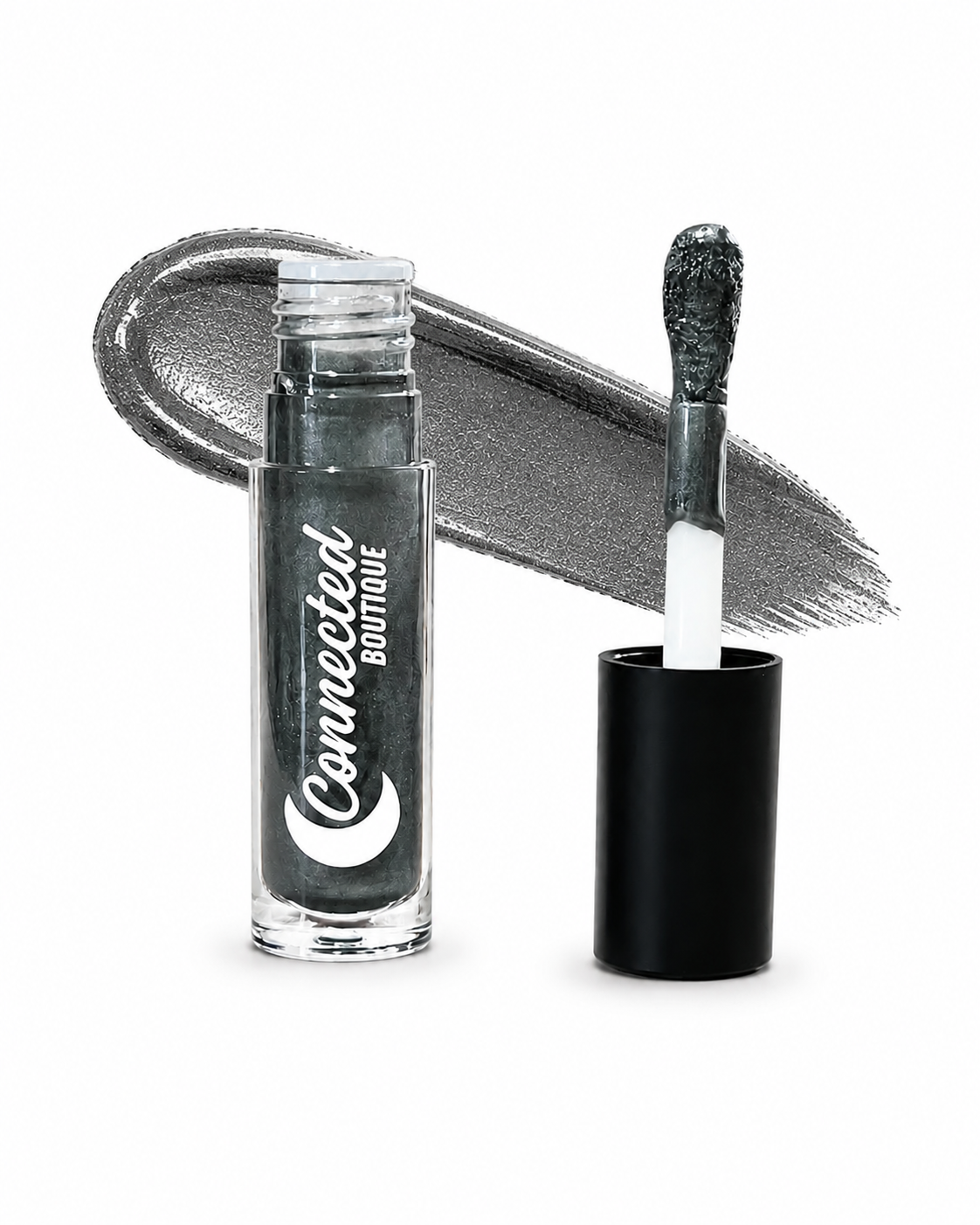 Connected Boutique - Chromatic Crush - silver metallic lip gloss with vanilla scent