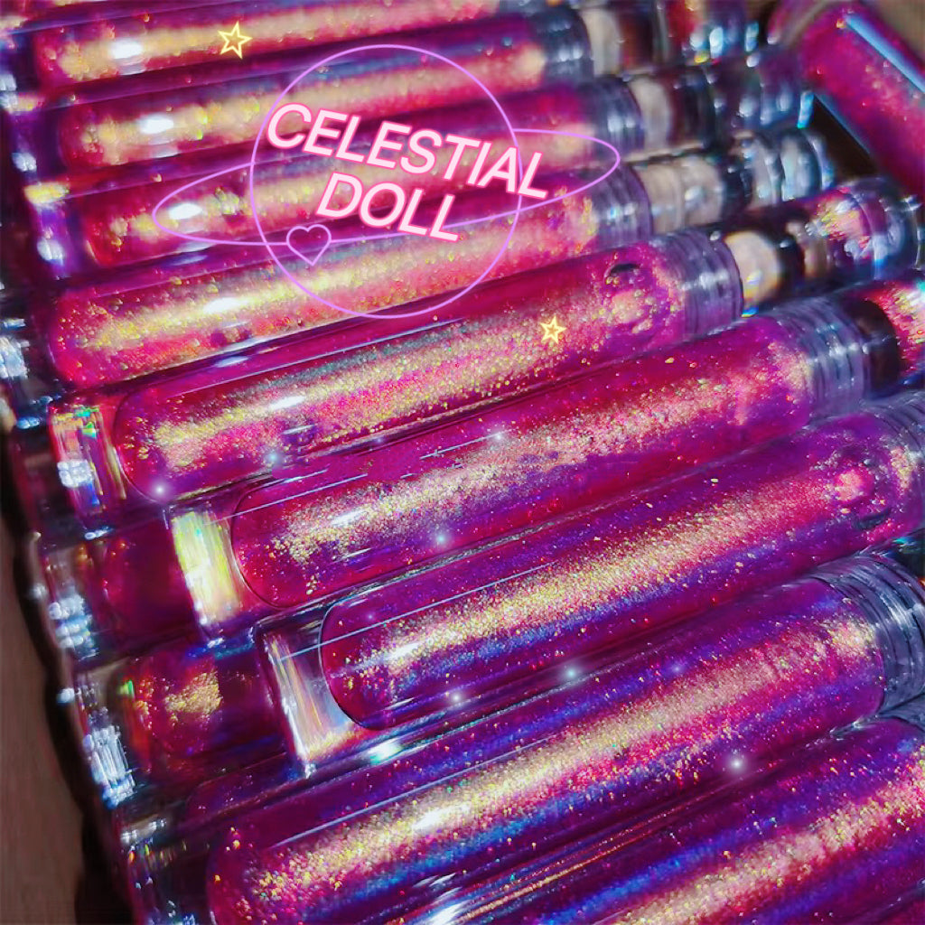Inked Doll Cosmetics - CELESTIAL DOLL GLITTER GLOSS Collection