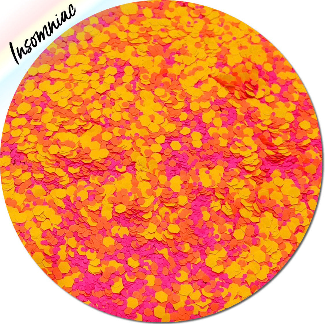 Inked Doll Cosmetics - "INSOMNIAC" *UV/BlackLight* Festival FunFetti