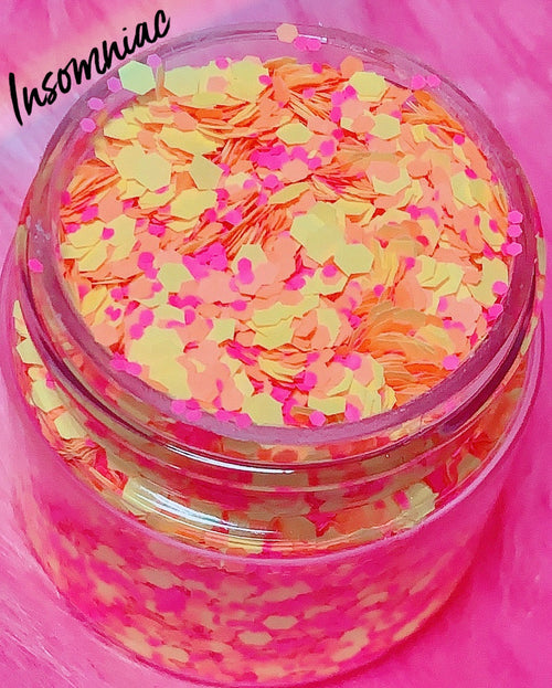 Inked Doll Cosmetics - "INSOMNIAC" *UV/BlackLight* Festival FunFetti