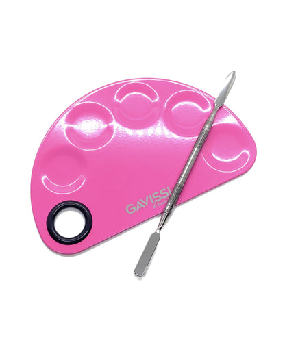 Gavissi Beauty - MIXING TRAY AND SPATULA KIT - PINK