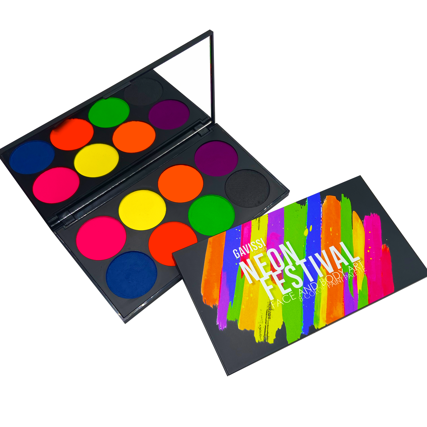Gavissi Beauty - NEON FESTIVAL UV PAINT PALETTE