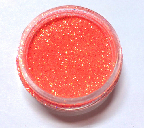 Inked Doll Cosmetics - NEON SHERBERT *UV* Iridescent (Orange) Glamdoll Glitter