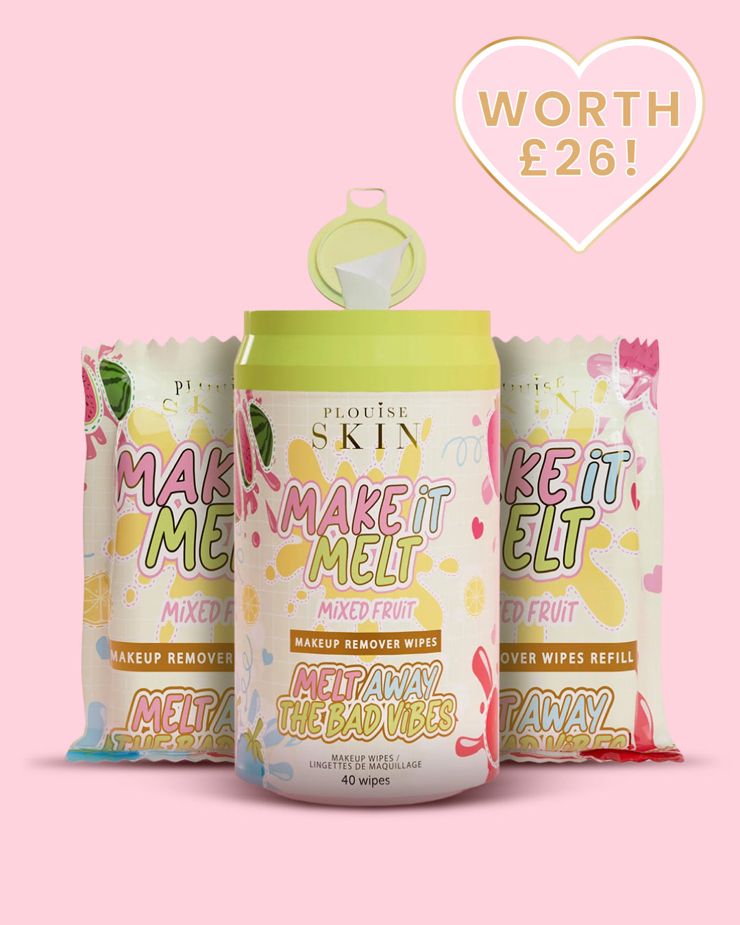 Make It Melt Makeup Remover Wipes Bundle