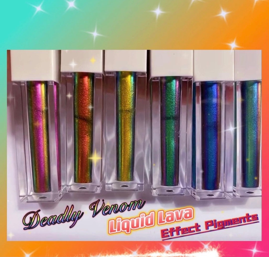 Inked Doll Cosmetics - "COBRA STRIKE" Deadly Venom LIQUID LAVA Effect Pigments