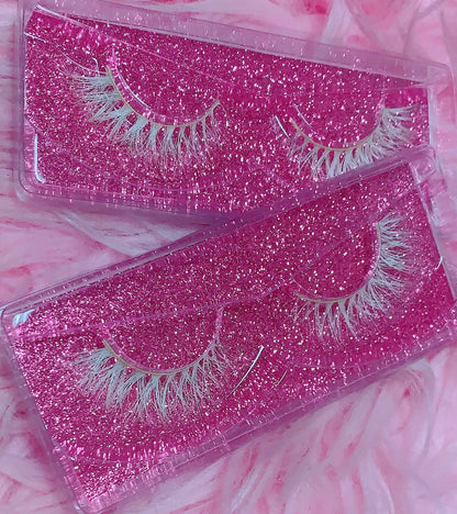 Inked Doll Cosmetics - *PORCELAIN FROST* (White) DreamDoll COLOR Lashes!
