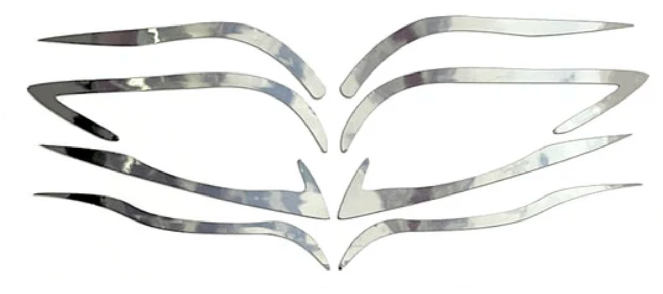 Face Lace x Glisten Cosmetics Full Collection - Chrome Makeup Stickers