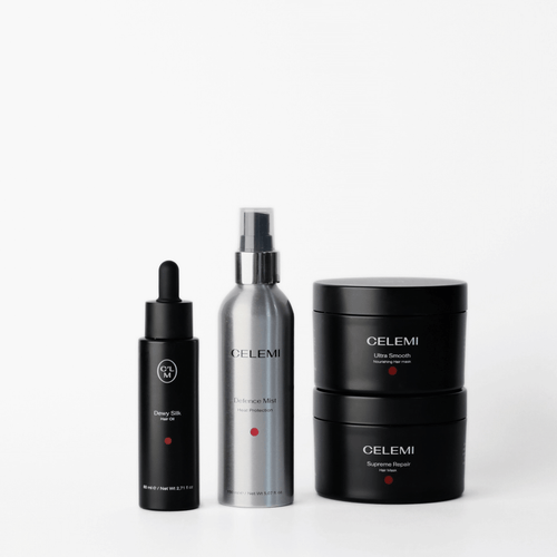 Celemi Cosmetics - Total Hair Care Bundle: Restore, Shine, Protect