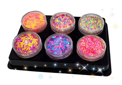 Inked Doll Cosmetics - "BEYOND WONDERLAND" *UV*/BlackLight* Festival FunFetti