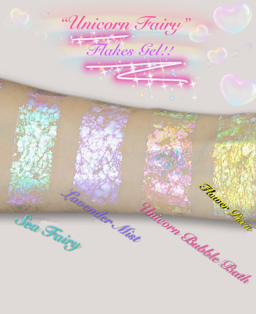 Inked Doll Cosmetics - *UNICORN FAIRY* GEL FLAKES!