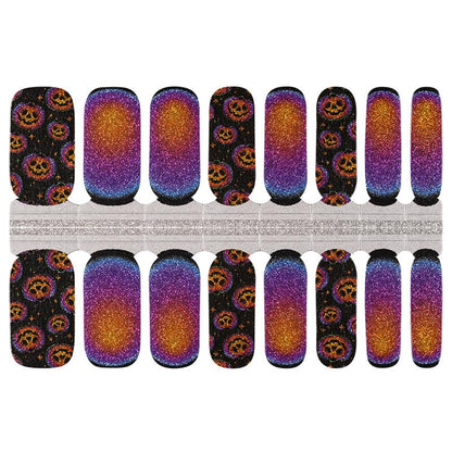 Candied Nails - Nail Sticker - Pumpkin Glitter