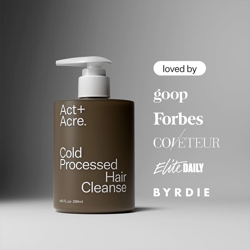 Act+Acre Cold Processed Hair Cleanse Shampoo