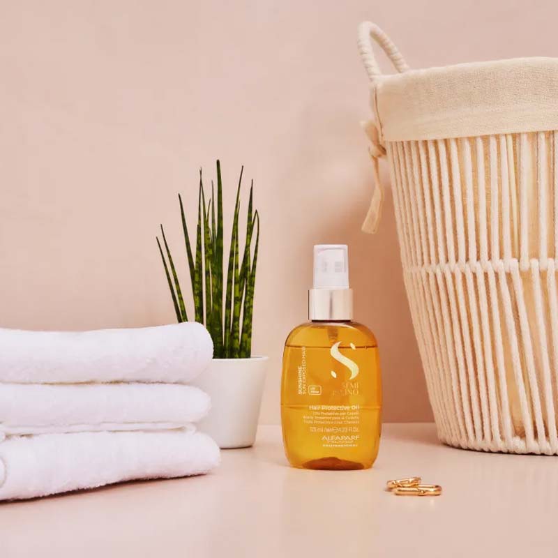 Alfaparf Semi Di Lino Sunshine Hair Protective Oil For Sun Exposed Hair