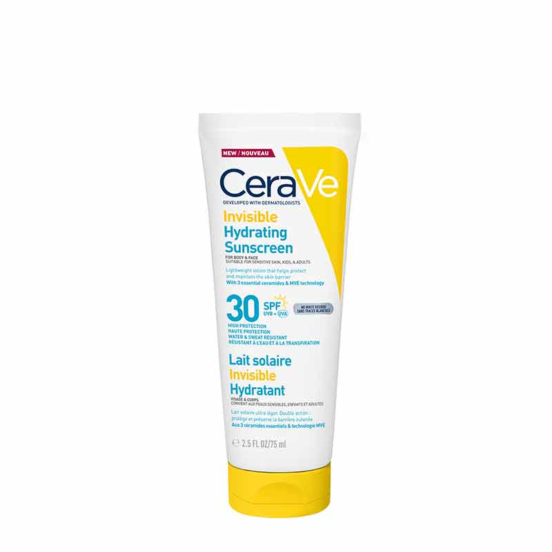 CeraVe Invisible Hydrating Face & Body Sunscreen SPF 30