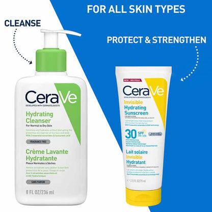 CeraVe Invisible Hydrating Face & Body Sunscreen SPF 30