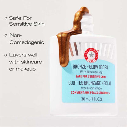 First Aid Beauty Bronze + Glow Drops with Niacinamide