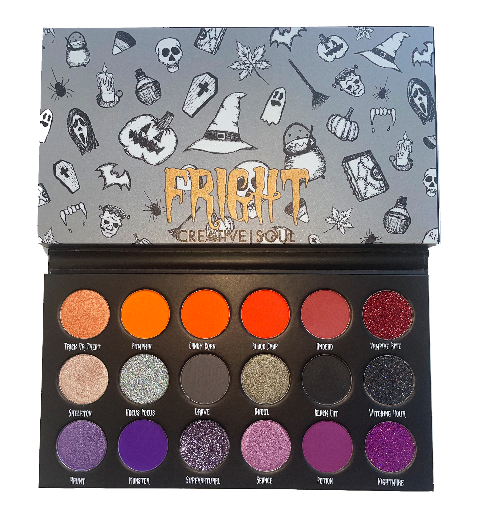 Creative Soul Cosmetics - FRIGHT Eyeshadow Palette