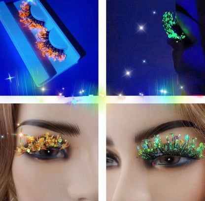 Inked Doll Cosmetics - TINKERBELL “FairyTopia” *UV* Glitter DreamDoll Lashes
