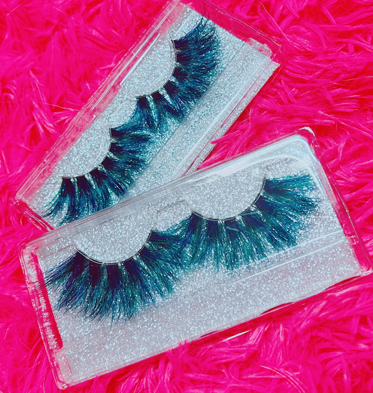 Inked Doll Cosmetics - *PEACOCK* (Blue/Green) DreamDoll Color Lashes!