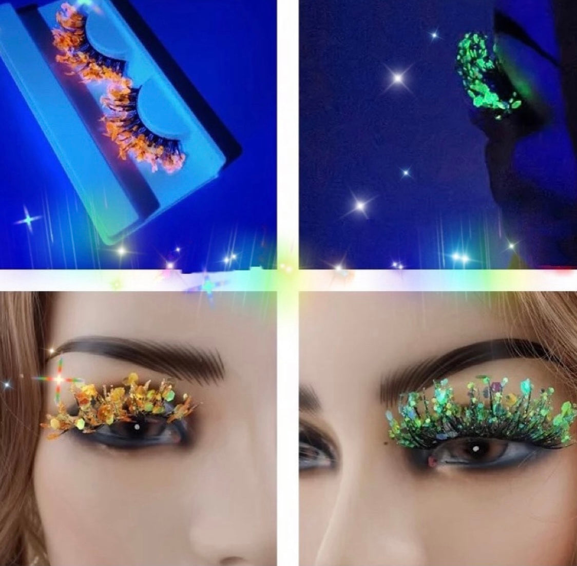 Inked Doll Cosmetics - WOODLAND SPRITE “FairyTopia” *UV* Glitter DreamDoll Lashes