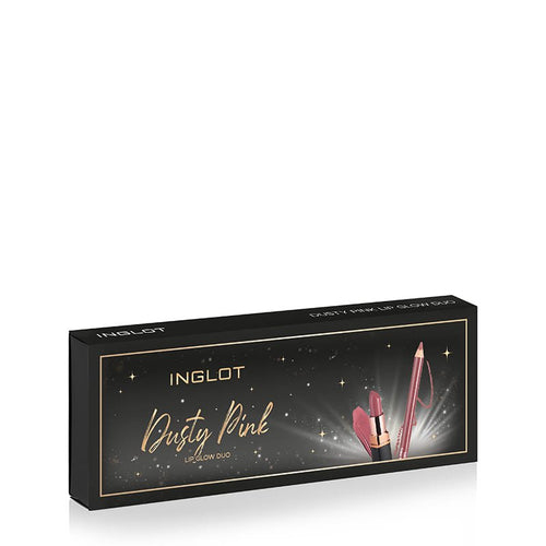 Inglot Dusty Pink Lip Glow Duo Gift Set Discontinued