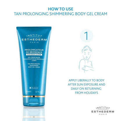 Institut Esthederm Tan Prolonging After Sun Shimmering Body Gel Cream