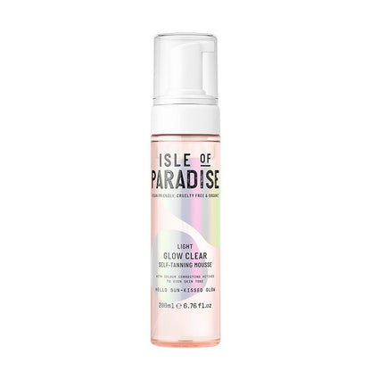 Isle of Paradise Glow Clear Self-Tanning Mousse