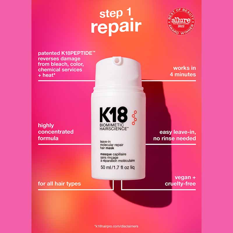 K18 Salon Blow Out at Home Pack