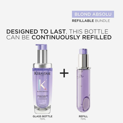 Kérastase Blond Absolu Huile Cicagloss Hair Oil In Refillable Bottle