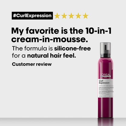 L'Oréal Professionnel Curl Expression 10 in 1 Professional Cream-In-Mousse for Curls & Coils