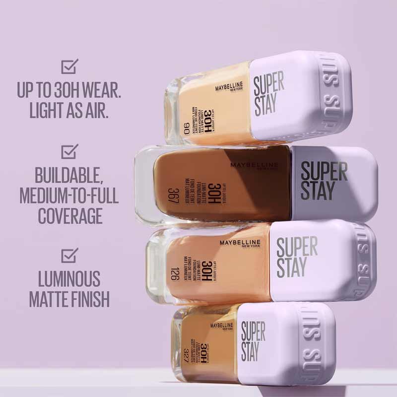 Maybelline Super Stay 30H Lumi-Matte Foundation