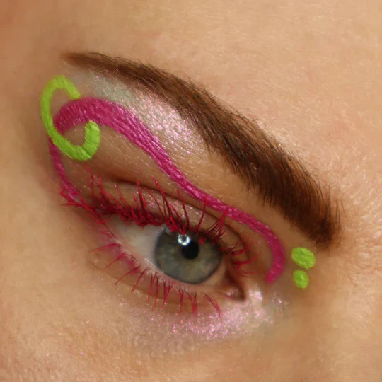 Glisten Cosmetics - Split Liner - Nerds (Shimmer Pink & Lime Green) - Large (10g)